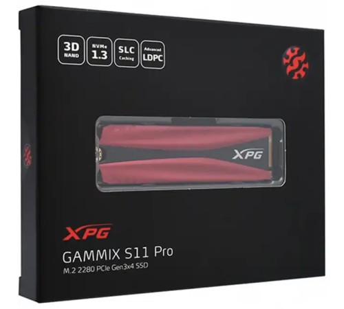 Твердотельный накопитель SSD Adata XPG Gammix S11 Pro AGAMMIXS11P-256GT-C