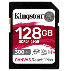 Карта памяти 128Gb SD Kingston Canvas React Plus SDR2/128GB