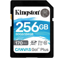 Карта памяти 256Gb SD Kingston Canvas Go! Plus SDG3/256GB