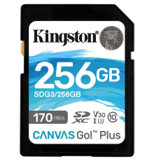 Карта памяти 256Gb SD Kingston Canvas Go! Plus SDG3/256GB