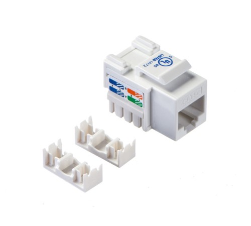 Модуль Keystone неэкранированный RJ45 cat.5e 90° 110/Krone тип под инструмент KE белый Netko Expert CKC KJ8B-CE-US/WH (WHN) (51958)