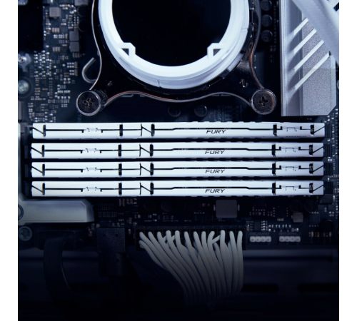 Оперативная память 32Gb DDR5 5200MHz Kingston Fury Beast White KF552C36BWE-32 Оперативная память 32Gb DDR5 5200MHz Kingston Fury Beast White KF552C36BWE-32