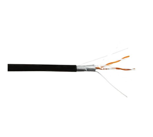 Кабель Skynet Premium FTP2 cat.5е одножильный 305м Cu для наружных работ черный (65592) 1693115