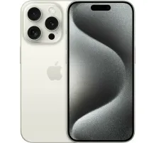 Смартфон Apple iPhone 15 Pro 128Gb White Titanium MTQ53CH/A