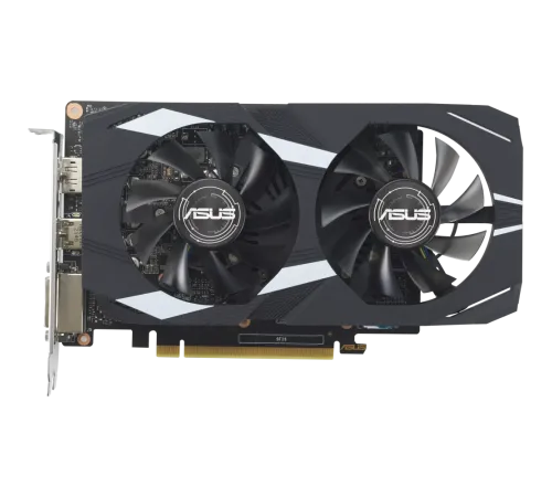 Видеокарта Asus GeForce GTX 1650 Dual EVO OC DUAL-GTX1650-O4GD6-P-EVO