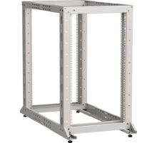 Стойка двухрамная 42U 600х600-1000мм серая ITK LINEA F LF35-42U61-2GM