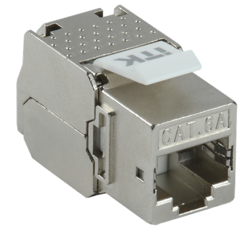 Модуль Keystone Jack категория 6А STP без инструмента TOOLLESS 180 градусов ITK CS1-1C6AS-T2