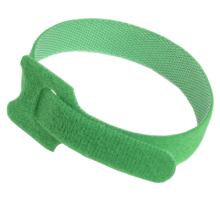 Хомут-липучка ХКл 14х135мм с м/з зеленый (100шт) ITK HKVG-W14-L135