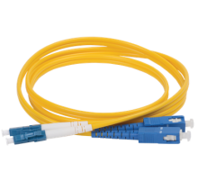 Коммутационный шнур оптический ITK FPC09-LCU-SCU-C2L-1M