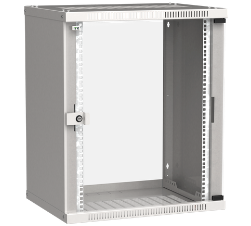 Шкаф LINEA WE 15U 600x450мм дверь стекло серый ITK LWE3-15U64-GF