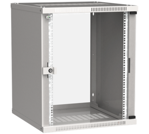 Шкаф LINEA WE 15U 600x600мм дверь стекло серый ITK LWE3-15U66-GF