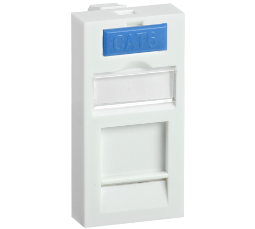 Вставка 45х22,5мм для 1 модуля Keystone Jack с маркером ITK CS6-11M