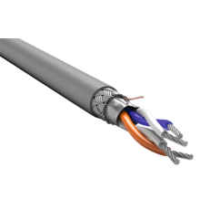 Кабель интерфейсный RS-485 2х2х0,6 нг(А)-LS серый серый (200м) ITK RC3-RS485-02-SF-2101
