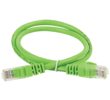 Коммутационный шнур (патч-корд) кат.5Е UTP LSZH 2м зеленый ITK PC02-C5EUL-2M