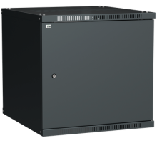 Шкаф LINEA WE 12U 600x600мм дверь металл черный ITK LWE5-12U66-MF