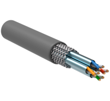 Витая пара S/FTP кат.6A 4х2х23AWG solid LSZH нг(А)-HF серый (305м) ITK LC1-C6A04-621
