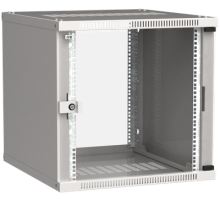 Шкаф LINEA WE 12U 600x600мм дверь стекло серый ITK LWE3-12U66-GF