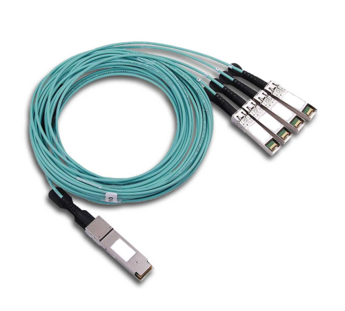 Модуль 100G QSFP28 - 4 x SFP28 AOC дальность до 5м SNR SNR-QSFP28-4xSFP28-AOC-5