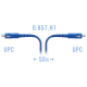 Патчкорд оптический армированный SC/UPC 50метров SNR SNR-PC-SC/UPC-ARM-50m