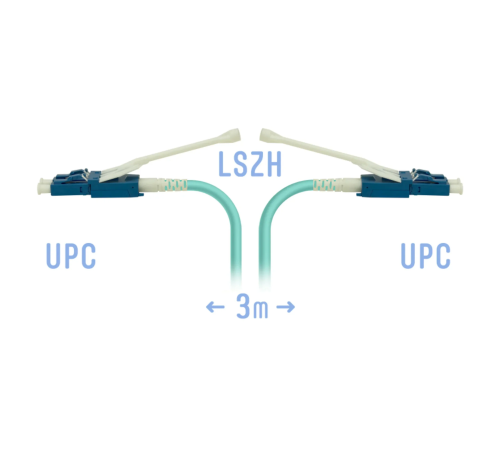 Патчкорд оптический LC/UPC-LC/UPC MM (OM3) Duplex (HD) 3 метрa 2мм SNR SNR-PC-LC/UPC-MM-DPX-HD-3m (2 0) (2,0) Патчкорд оптический LC/UPC-LC/UPC MM (OM3) Duplex (HD) 3 метрa 2мм SNR SNR-PC-LC/UPC-MM-DPX-HD-3m (2 0) (2,0)