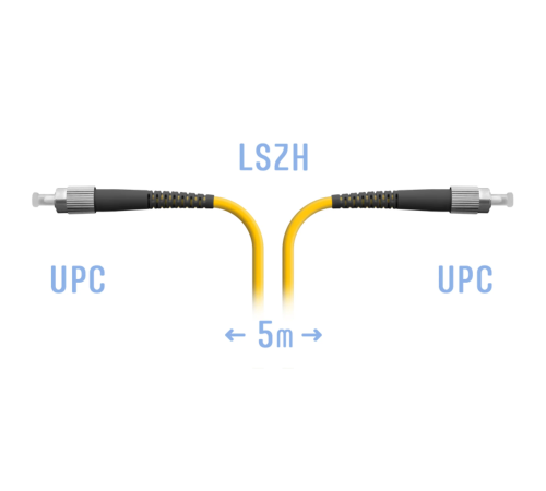 Патчкорд оптический FC/UPC SM 5m SNR SNR-PC-FC/UPC-5m Патчкорд оптический FC/UPC SM 5m SNR SNR-PC-FC/UPC-5m