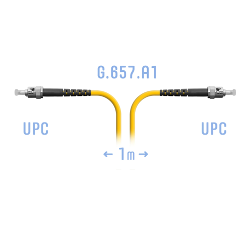 Патчкорд оптический ST/UPC SM G.657.A1 1 метр SNR SNR-PC-ST/UPC-A-1m Патчкорд оптический ST/UPC SM G.657.A1 1 метр SNR SNR-PC-ST/UPC-A-1m