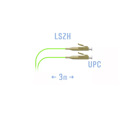 Шнур монтажный оптический LC/UPC MM5 3m 0 9 мм SNR SNR-PC-LC/UPC-MM5-3m (0 9) (0,9)