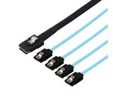 Кабель mSAS-4SATA 80см внутренний SNR SFF-8087/4SATA-80CM
