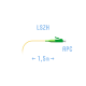 Пигтейл LC/APC SM (0.9) 1.5 m SNR pigtail