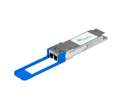 Двухволоконный модуль QSFP+ 40GBASE-LR4 разъем LC дальность до 10км (7dB) B-OptiX BO-QSFP+LR4-10