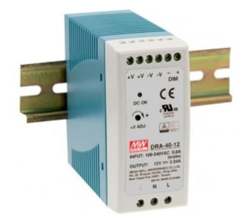 Блок питания на DIN-рейку MeanWell DRA-40-12