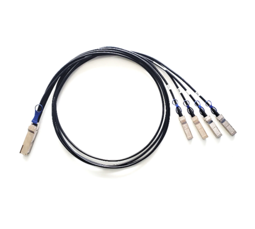 Модуль 100G QSFP28 - 4 x SFP28 Direct Attach дальность до 5м SNR SNR-QSFP28-4xSFP28-DA-5