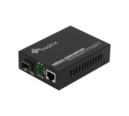 Медиаконвертер 10/100/1000-Base-T / 100/1000Base-FX с SFP-портом B-OptiX BO-CVT-1000SFP