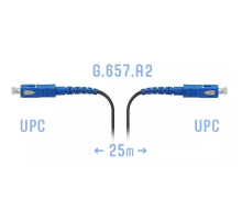 Патчкорд оптический FTTH SC/UPC кабель 604-02-01 25 метров SNR SNR-PC-FTTH-SC/UPC-B-25m