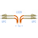 Патчкорд оптический LC/UPC MM (OM2) Duplex 1 метр SNR SNR-PC-LC/UPC-MM2-DPX-1m