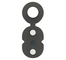 Кабель оптический с дополнительным несущим элементом (проволока 1.0 мм) 1 волокно B-OptiX BO-FTTH-FS-1