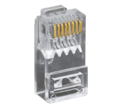 Коннектор RJ-45 8P8C cat.6 (100 шт) SNR SNR-RJ-45-c6