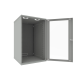Шкаф телекоммуникационный настенный 18U 523х600х866мм серия LITE (стеклянная дверь) SNR SNR-TWC-18-GDL