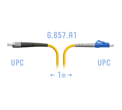 Патчкорд оптический LC/UPC-FC/UPC SM G.657.A1 1 метр SNR SNR-PC-LC/UPC-FC/UPC-A-1m Патчкорд оптический LC/UPC-FC/UPC SM G.657.A1 1 метр SNR SNR-PC-LC/UPC-FC/UPC-A-1m