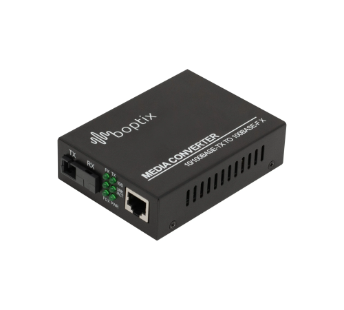 Медиаконвертер 10/100-Base-T / 100Base-FX Tx/Rx: 1550/1310нм B-OptiX LFP BO-CVT-100B Медиаконвертер 10/100-Base-T / 100Base-FX Tx/Rx: 1550/1310нм B-OptiX LFP BO-CVT-100B