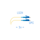 Шнур монтажный оптический LC/UPC SM 3m SNR SNR-PC-LC/UPC-3m (0 9) (0,9)