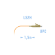 Пигтейл LC/UPC MM (0.9) 1.5 m SNR pigtail