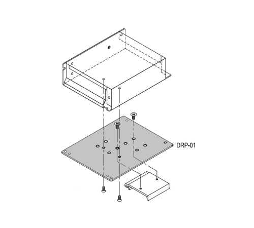 Пластина монтажная MeanWell DRP-01 Пластина монтажная MeanWell DRP-01
