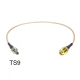 Кабельная сборка SNR 0.15M RG-316U CRC9MALESMAFAMALE
