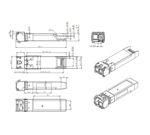 Модуль SFP+ DWDM SNR SNR-SFP+D58-40