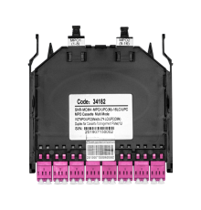 Кассета распределительная MPO/UPC на 16LC/UPC портов MM (OM4) для SNR SNR-CMP-144P SNR-MCM4-MPO/UPC (M) -16LC/UPC SNR-MCM4-MPO/UPC(M)-16LC/UPC