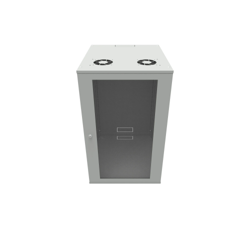 Шкаф телекоммуникационный настенный 18U 523х600х866мм серия LITE (стеклянная дверь) SNR SNR-TWC-18-GDL