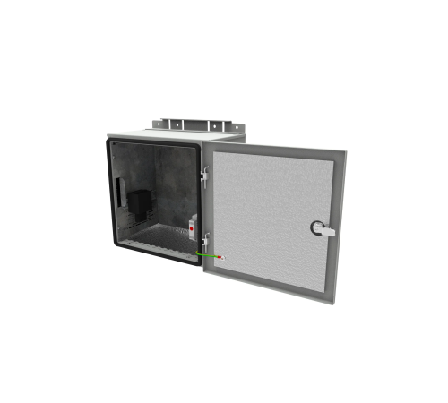 Настенный термошкаф 400x400x250 мм IP65 (нагрев контроль климата) SNR SNR-OWC-404025-IP65