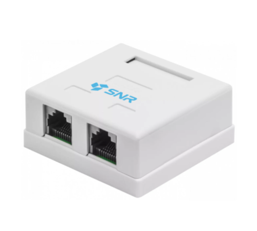Розетка накладная 2хRJ45 ( SNR SNR-SMB-2109A) SNR SNR-C5E-WO2 Розетка накладная 2хRJ45 ( SNR SNR-SMB-2109A) SNR SNR-C5E-WO2