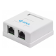 Розетка накладная 2хRJ45 ( SNR SNR-SMB-2109A) SNR SNR-C5E-WO2